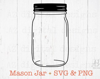 Download Mason Jar Svg Etsy
