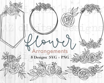 Download Geometric Flower Svg Etsy
