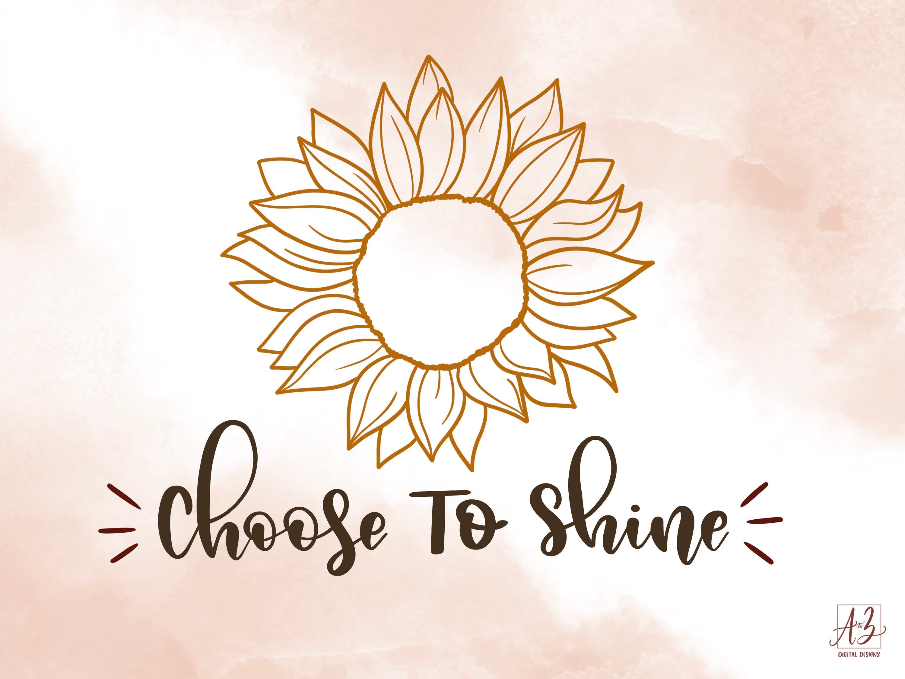 Sunflower Procreate Stamps | 10 Sunflowers Procreate Brushes | Floral ...