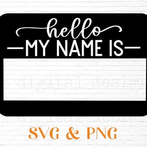 hallo mein Name ist svg | Namensschild svg | hallo svg | Baby svg | Neugeborenes svg | Baby one sie svg png | svg Dateien