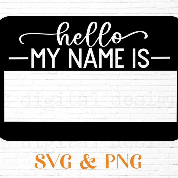 hello my name is svg | name tag svg | hello svg | baby svg | newborn svg | baby one sie svg png | svg files