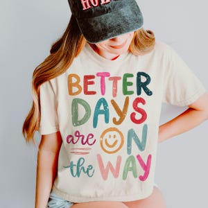 Giorni migliori sono in arrivo boho hippie png, affermazioni png, ispirazione png, salute mentale png, trasferimento dtf positivo png, estate png