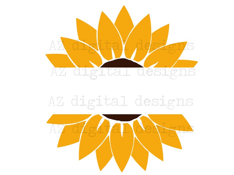 Free Free 215 Sunflower Half Svg SVG PNG EPS DXF File