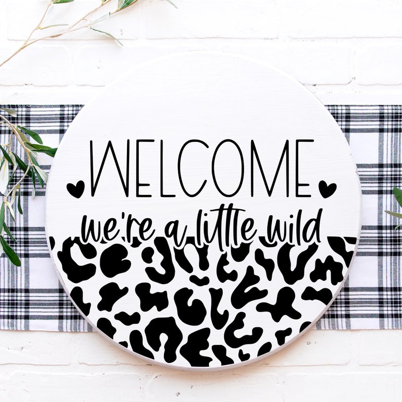 Round sign svg bundle 2, circle sign svg, porch sign svg, welcome sign svg, door hanger svg, family svg, monogram svg, welcome to our home image 2