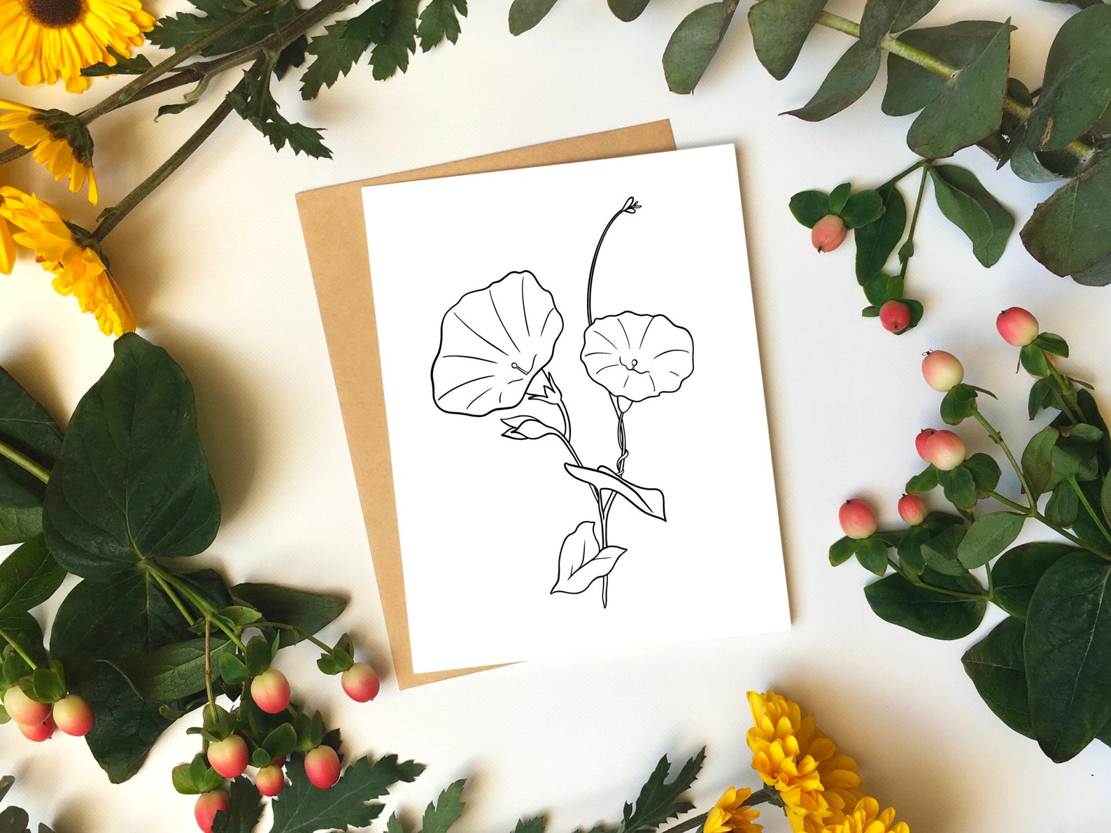 Download Birth month flower svg hand drawn birthday flower svg | Etsy