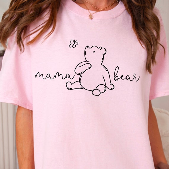Mama bear svg and png, winnie-the-pooh svg, trendy mamam svg, mothers day svg, mama bear png, mama svg, mom svg, boho mama svg, sublimation