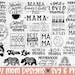 Mom svg bundle hand lettered | mothers day svg | mom life svg | mama svg | blessed mama svg | mom of boys girls svg | mom quotes svg png