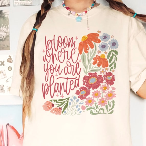 Bloom where you are planted png, floral cowboy boot png, retro flower png, retro western png, boho western png, floral png, boho floral png