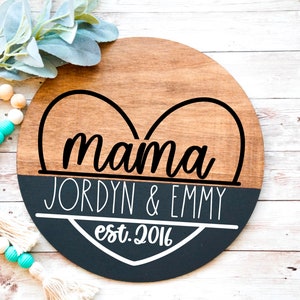 Mom svg, mama svg, mom monogram svg, mothers day svg, split monogram svg, kids names svg, mom of boys girls svg, mom shirt svg png, cut file image 4