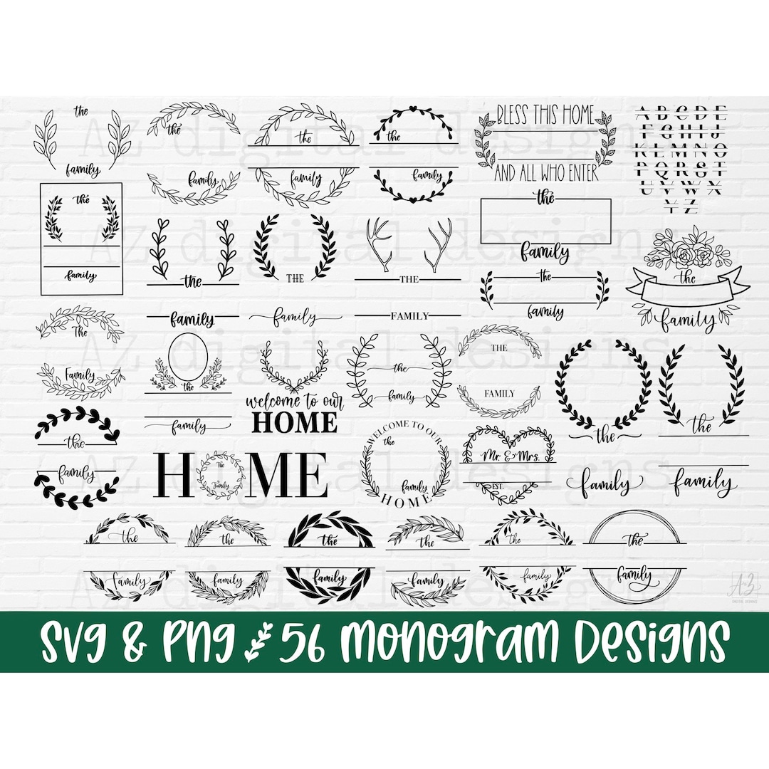 family-name-monogram-svg-bundle-monogram-svg-split-etsy-ireland