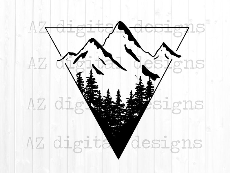 Free Free 279 Geometric Mountain Svg SVG PNG EPS DXF File