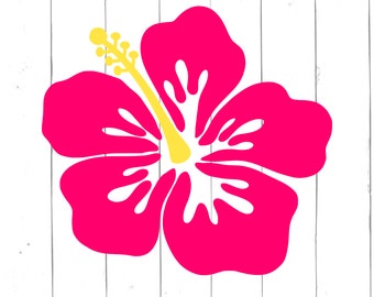 Hibiscus svg, hibiscus clip art, tropical svg, hawaiian flower svg, summer svg, flower svg, layered hibiscus svg, aloha svg, hibiscus png