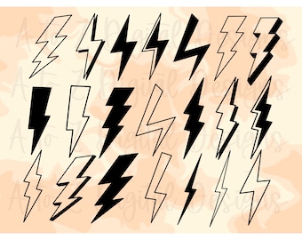 21 Lightning bolt svg bundle, lightning svg, lightning strike svg, flash svg, lightning cut file, lightning svg clipart png trendy svg