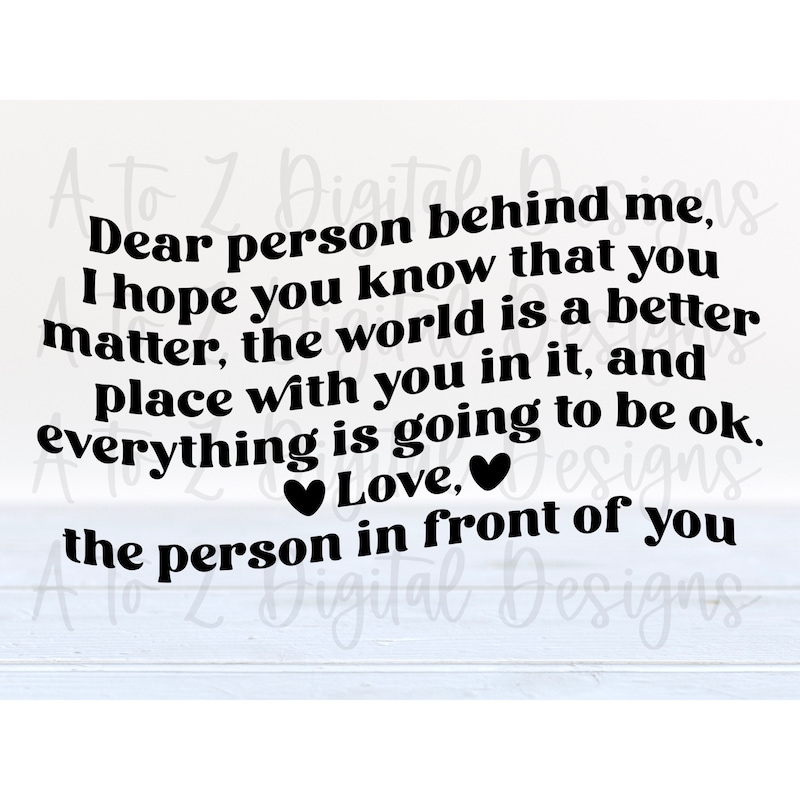 Dear You Card - Etsy