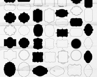 Label frame shapes svg, vintage frames svg, rectangle frame svg, wreath svg, basic shapes svg, frame svg, border svg, sign shape svg, vector