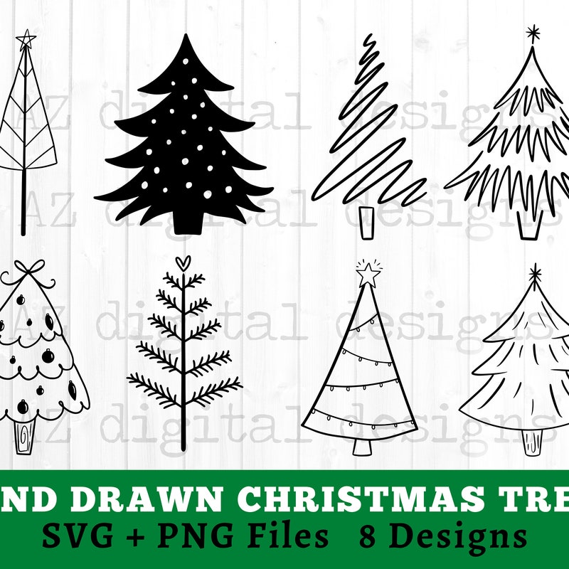 Christmas Tree Svg Files - Etsy