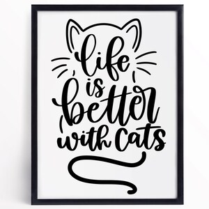 Cat svg bundle | cat mom svg | cat silhouette svg | crazy cat lady svg | cat dad svg | cat lover svg | kitten svg | cat quotes svg | cat png image 3