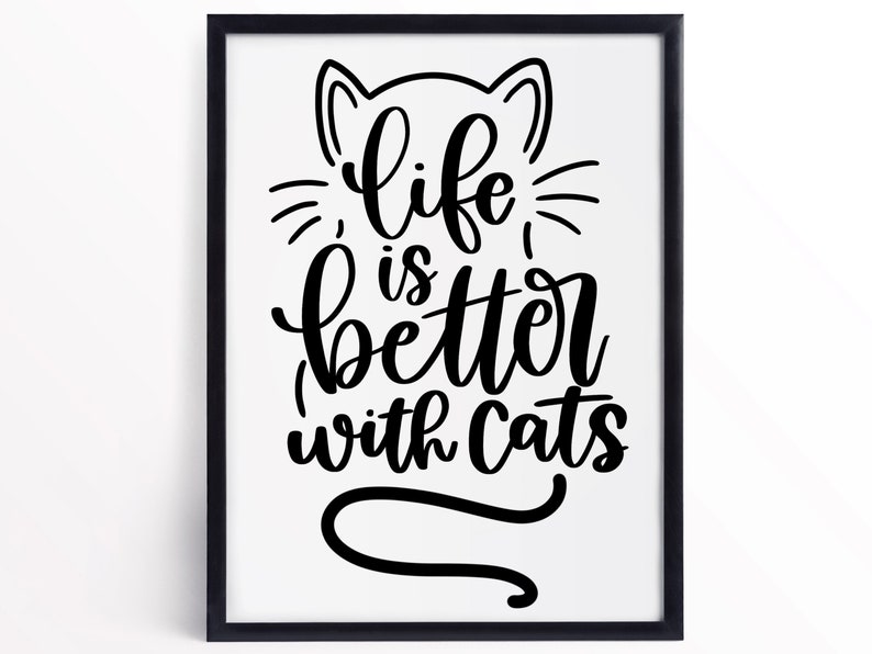 Cat svg bundle | cat mom svg | cat silhouette svg | crazy cat lady svg | cat dad svg | cat lover svg | kitten svg | cat quotes svg | cat png image 3