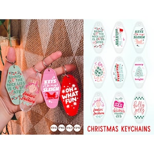 Weihnachten motel Schlüsselanhänger svg, retro Weihnachten svg, Weihnachten schlüsselanhänger svg, Weihnachten svg, Winter svg, lustige Weihnachten svg, Hotel Schlüsselanhänger
