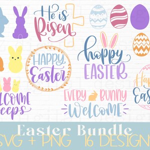 Download Happy Easter Svg Easter Rainbow Svg Bunny Svg Digital Etsy