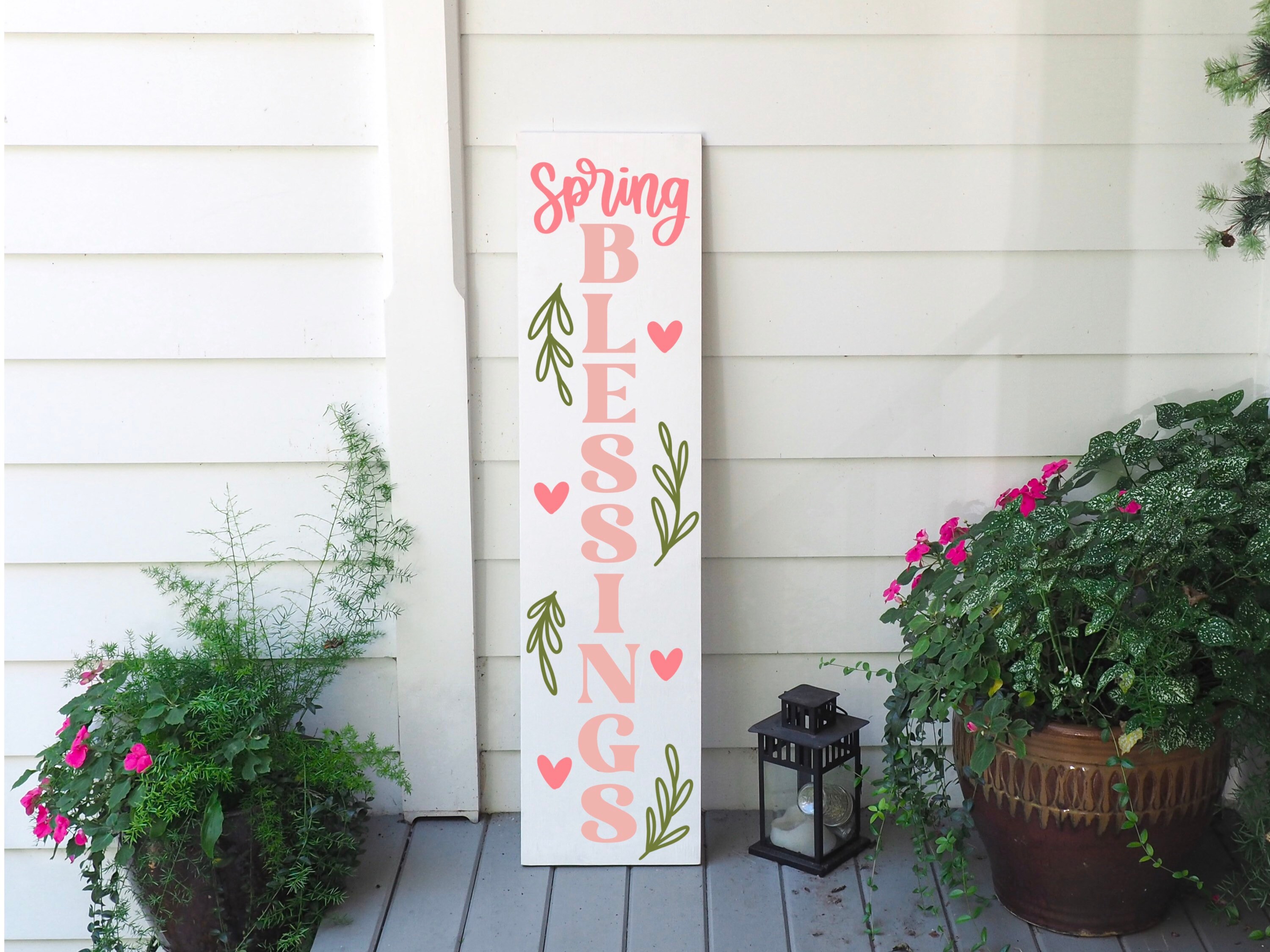 Spring Porch Sign Svg, Easter Porch Sign Svg, Porch Sign Svg Bundle ...