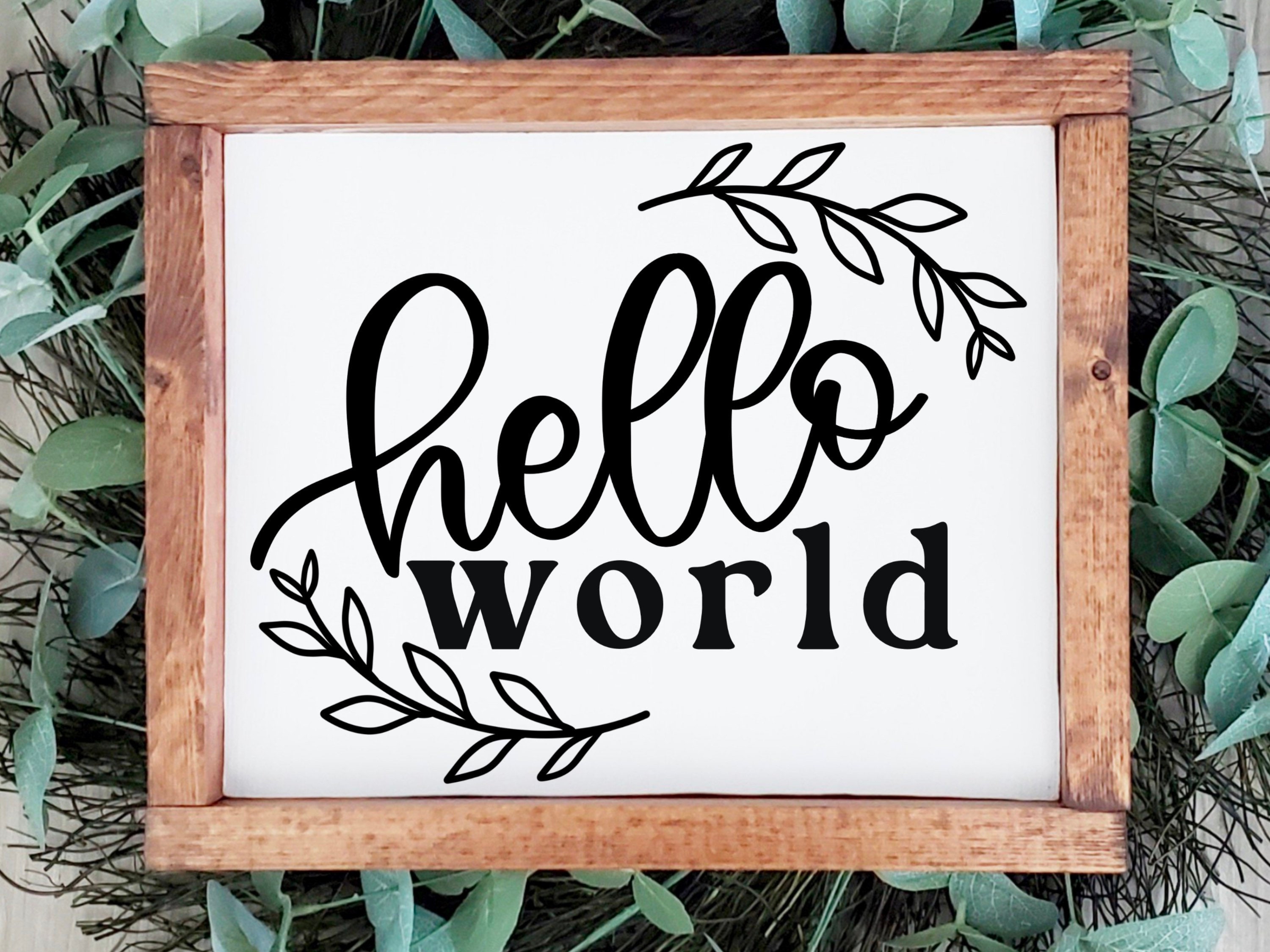 Baby Announcement Svg Baby Stat Sign Svg Hello World Svg - Etsy
