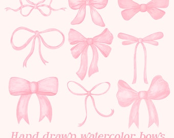 Lazos rosas png, lazo coqueto png, sublimación de lazo, lazos de acuarela rosa pastel, chica suave png, estética coqueta png, sublimación de lazo png