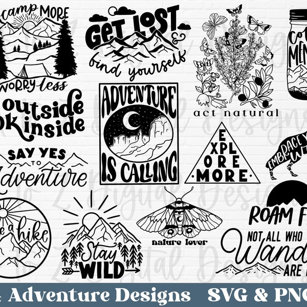 Adventure svg | explore svg | camping svg | nature svg | mountain svg | travel svg | boho svg | hiking svg | wanderlust svg png