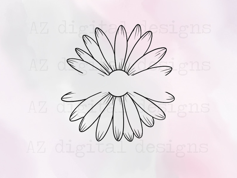 Download Daisy svg bundle daisy layered svg daisy monogram circle ...