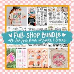 L'ensemble design ultime - ensemble complet de la boutique, fichiers svg, ensemble svg, svg signe, t-shirt svg, svg de Noël, usage commercial svg tendance svg