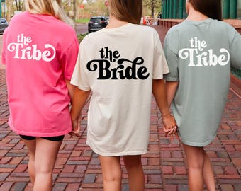 Bachelorette shirt svg, bride tribe svg, bridal shower shirt svg, wedding svg, bride svg, retro bachelorette svg, bridal party svg, marriage