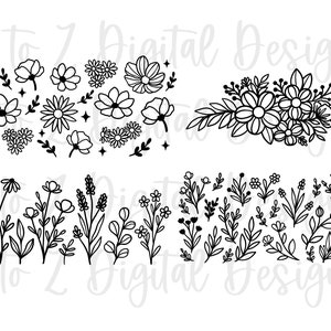 Wildflower Glass Can Svg, Glass Can Svg, Wild Flower Svg, Libbey Can ...