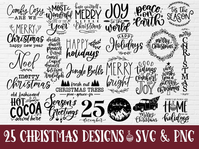 Christmas svg bundle | christmas sign svg bundle | farmhouse christmas svg | merry christmas svg | christmas shirt svg | svg for cricut png 
