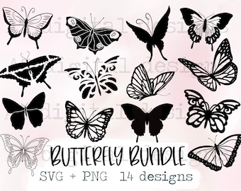 Butterfly svg bundle | butterfly svg png | butterfly clipart | monarch butterfly svg | butterflies svg | butterfly stencil