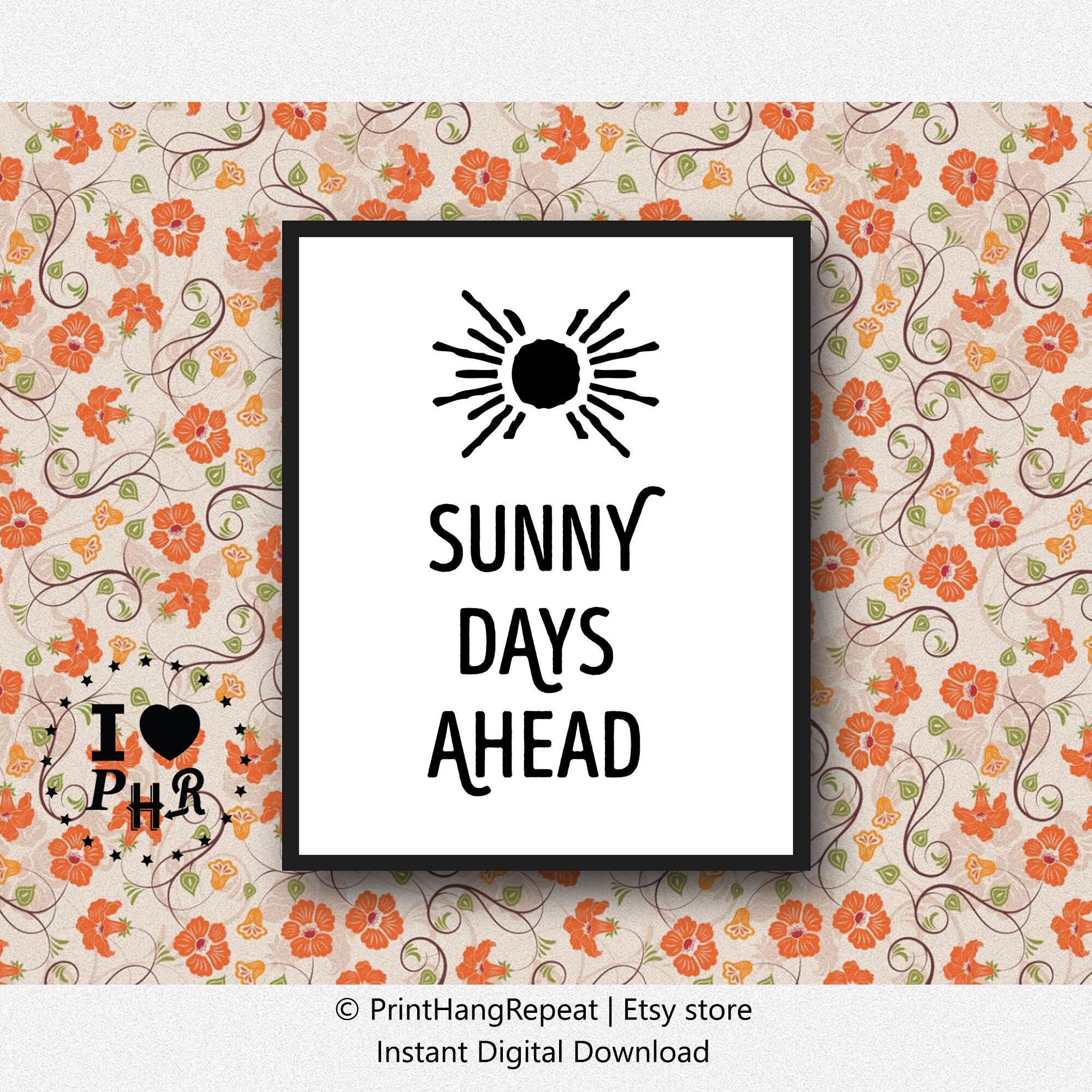 Printable Wall Art - Instant Download - Inspirational Quote - Beach
