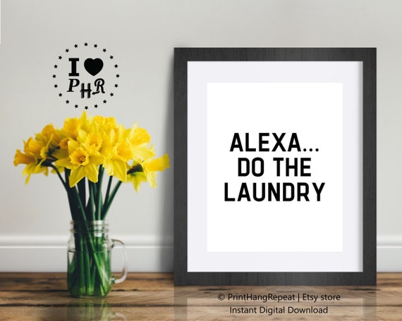 Printable Wall Art Laundry Room Decor Instant Download Funny
