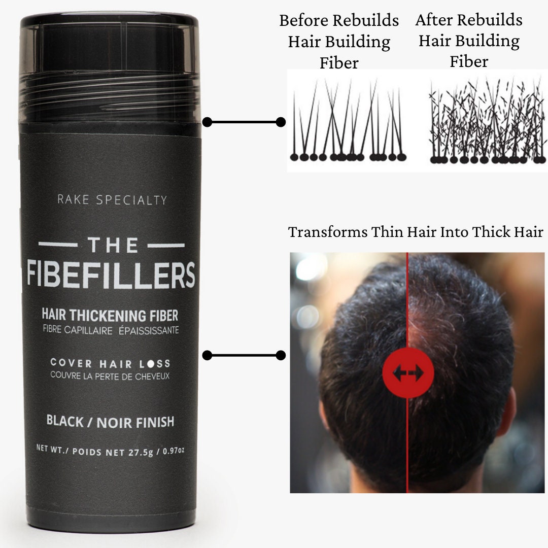 Hair Building Fibers Premium Hair Thickening Fibers black - Etsy Hair Building Fibers Premium Hair Thickening Fibers black - Etsy