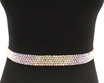 Rhinestone Belt - Etsy