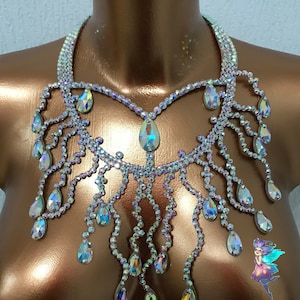 Standardtanz-Halskette: Glaskristall-Bühnenschmuck