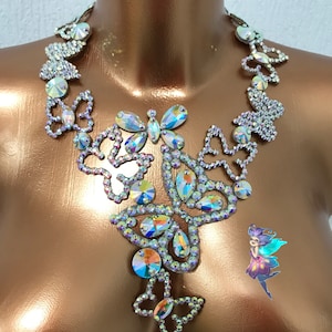 Joyería de baile de salón, collar de baile, collar de salón de baile, joyería de pedrería, joyería de baile, joyería de salón de baile, joyería de escenario