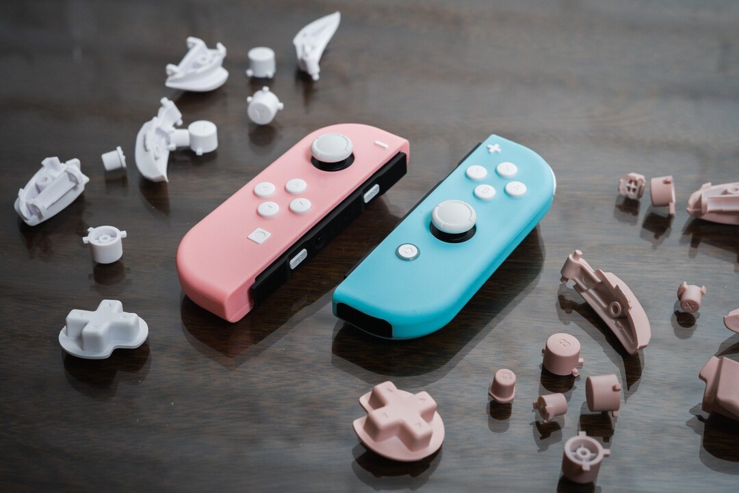 Pastel Joycons Custom Nintendo Controller Mod Robin Egg Blue Etsy