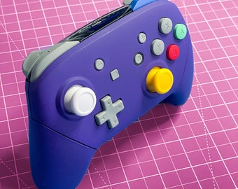 Nintendo Switch Pro Controller Mod Gamecube Retro Style Customized
