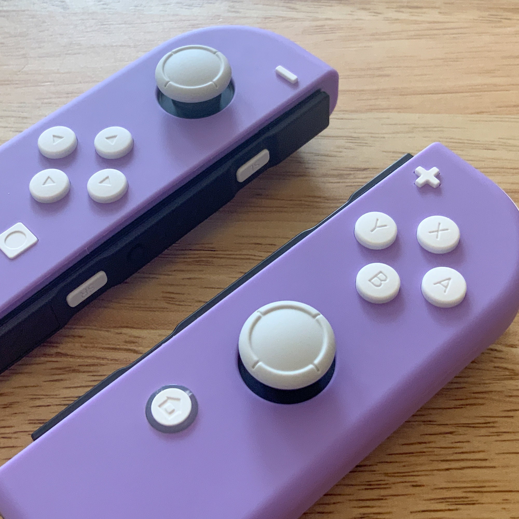 Custom Nintendo Switch Joy-Con Controllers Purple with White | Etsy