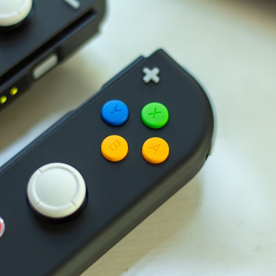 Retro Joy-cons N64 Style Black Nintendo Switch Gaming Controllers