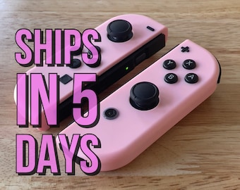 【美品】カスタムJoy-con　BLACK×PINKメタリック Custom Soft-touch Black Pink Themed Nintendo Switch Pro