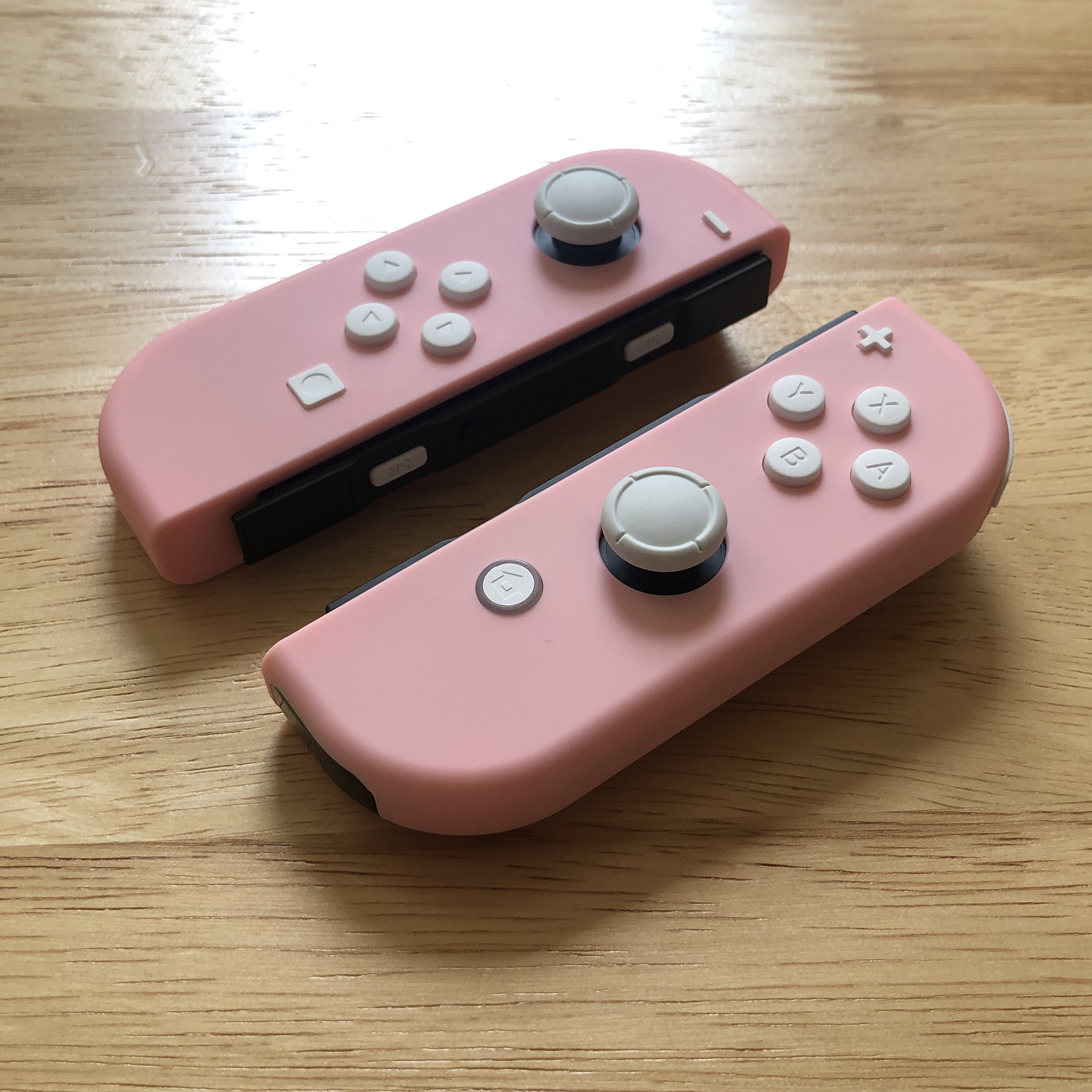 Custom Nintendo Switch JoyCon Controllers Pink with White Etsy