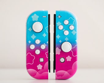 Super Mario Bros. Wonder Custom Joy-Cons: Flower Kingdom Edition