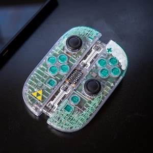 Legend of Hyrule: Edición 40 Aniversario / Joy-Cons "Zonai" personalizados de TOTK para Switch (2 unidades)