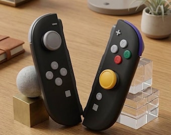GameCube Joy-Cons for Nintendo Switch 2 – Custom Black Edition