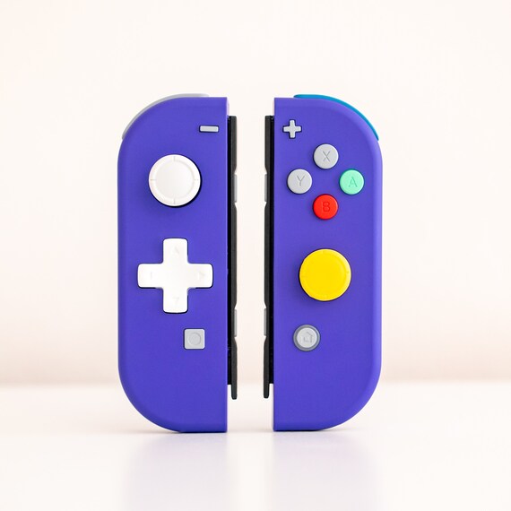 Nintendo Switch Joy Cons Mod GameCube Retro Style Customized Controllers